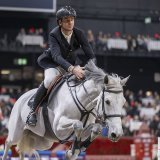 Steve Guerdat et Is-Minka ont joué placé à Ryad. KEYSTONE/GEORGIOS KEFALAS