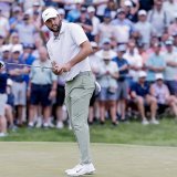 Scottie Scheffler a été arrêté par la police avant le 2e tour du PGA Championship KEYSTONE/EPA/ERIK S. LESSER
