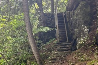 C'est sur l'un des chemins des Gorges Mystérieuses que le drame s'est noué