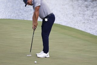Bryson DeChambeau a été le meilleur jeudi à Augusta KEYSTONE/EPA/ERIK S. LESSER