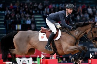 Steve Guerdat a manqué son affaire jeudi à Ryad KEYSTONE/DPA/HENDRIK SCHMIDT