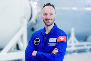 Marco Sieber, 35 ans, a été sélectionné parmi 22'500 candidats pour le stage de formation d'astronaute. KEYSTONE/DPA/ROLF VENNENBERND