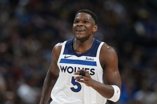 Anthony Edwards peut avoir le sourire: avec ses 43 points, il a bien livré un match remarquable à Denver. KEYSTONE/AP/David Zalubowski