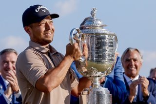 Xander Schauffele a cueilli dimanche son 1er trophée majeur KEYSTONE/EPA/ERIK S. LESSER