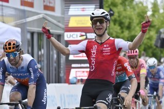 Bryan Coquard s'est imposé à Regensdorf KEYSTONE/GIAN EHRENZELLER