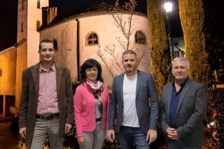 Les quatre élus sortants se relancent dans la course. De gauche à droite : Benoit Martinet (vice-président), Claudine Michellod, Jo Ramuz (président) et Pascal Collaud.