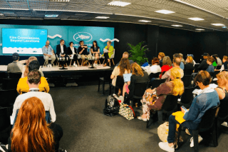 Les tables rondes ont attiré de nombreux visiteurs, professionnels du grand écran en tête